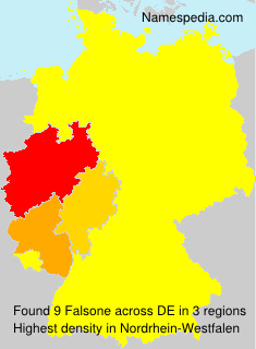 Surname Falsone in Germany Surname Falsone in Germany