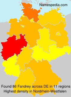 Surname Fandrey in Germany Surname Fandrey in Germany