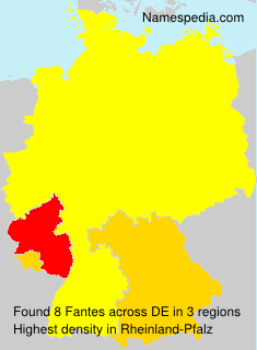 Surname Fantes in Germany Surname Fantes in Germany