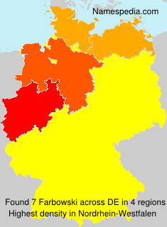 Surname Farbowski in Germany Surname Farbowski in Germany