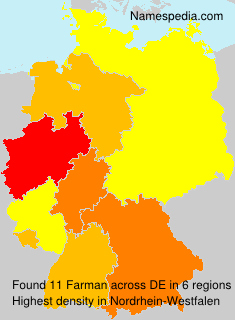 Surname Farman in Germany Surname Farman in Germany