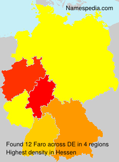 Surname Faro in Germany Surname Faro in Germany