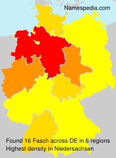 Surname Fasch in Germany Surname Fasch in Germany