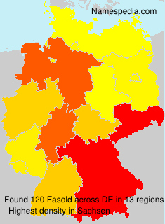 Surname Fasold in Germany Surname Fasold in Germany