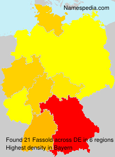 Surname Fassold in Germany Surname Fassold in Germany