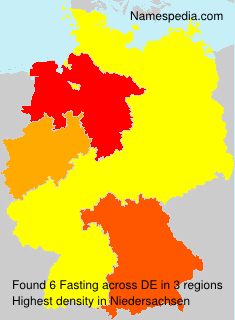 Surname Fasting in Germany Surname Fasting in Germany