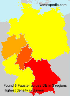 Surname Fauster in Germany Surname Fauster in Germany