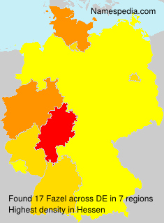 Surname Fazel in Germany Surname Fazel in Germany