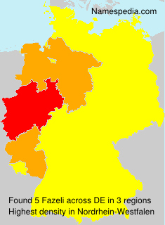 Surname Fazeli in Germany Surname Fazeli in Germany
