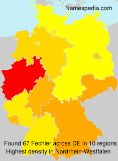 Surname Fechler in Germany Surname Fechler in Germany