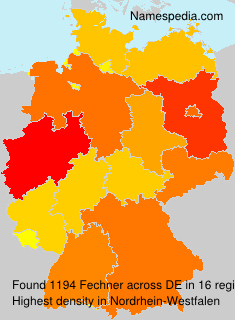 Surname Fechner in Germany Surname Fechner in Germany