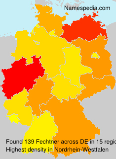 Surname Fechtner in Germany Surname Fechtner in Germany