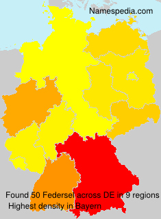 Surname Federsel in Germany Surname Federsel in Germany