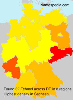Surname Fehmel in Germany Surname Fehmel in Germany