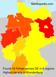 Surname Fehser in Germany Surname Fehser in Germany