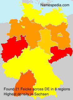Surname Feicke in Germany Surname Feicke in Germany