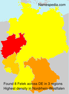 Surname Felek in Germany Surname Felek in Germany
