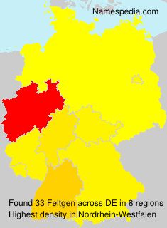 Surname Feltgen in Germany Surname Feltgen in Germany