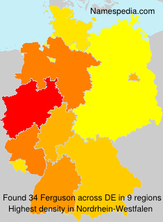 Surname Ferguson in Germany Surname Ferguson in Germany