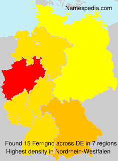 Surname Ferrigno in Germany Surname Ferrigno in Germany