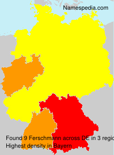 Surname Ferschmann in Germany Surname Ferschmann in Germany