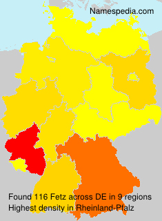 Surname Fetz in Germany Surname Fetz in Germany