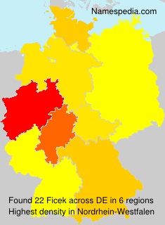 Surname Ficek in Germany Surname Ficek in Germany