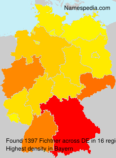 Surname Fichtner in Germany Surname Fichtner in Germany