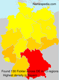 Surname Fickler in Germany Surname Fickler in Germany