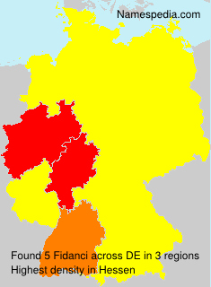 Surname Fidanci in Germany Surname Fidanci in Germany
