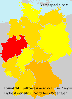 Surname Fijalkowski in Germany Surname Fijalkowski in Germany
