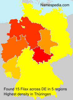 Surname Filax in Germany Surname Filax in Germany