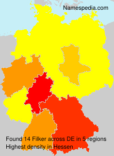 Surname Filker in Germany Surname Filker in Germany