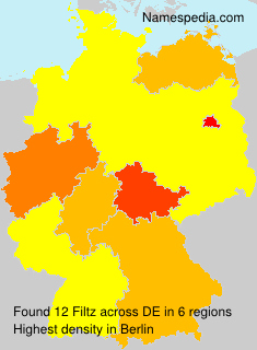 Surname Filtz in Germany Surname Filtz in Germany