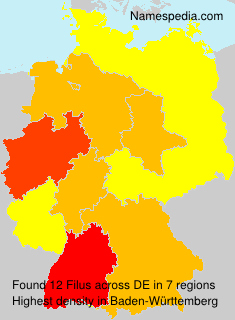 Surname Filus in Germany Surname Filus in Germany