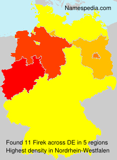 Surname Firek in Germany Surname Firek in Germany
