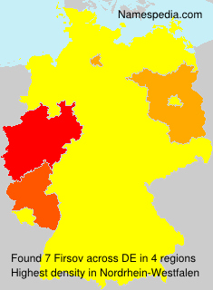 Surname Firsov in Germany Surname Firsov in Germany
