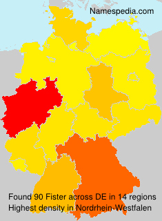 Surname Fister in Germany Surname Fister in Germany