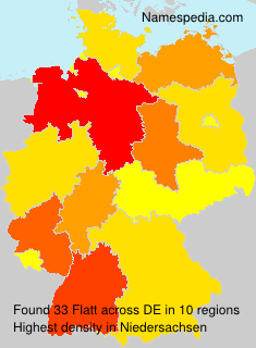 Surname Flatt in Germany Surname Flatt in Germany