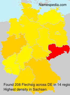 Surname Flechsig in Germany Surname Flechsig in Germany