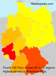 Surname Flory in Germany Surname Flory in Germany