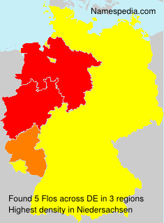 Surname Flos in Germany Surname Flos in Germany