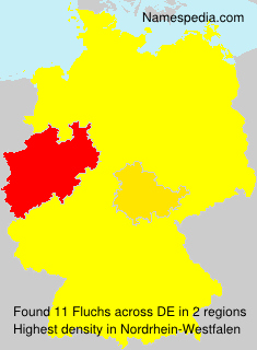Surname Fluchs in Germany Surname Fluchs in Germany