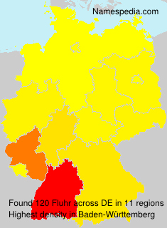 Surname Fluhr in Germany Surname Fluhr in Germany