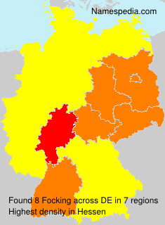 Surname Focking in Germany Surname Focking in Germany