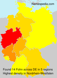 Surname Fohn in Germany Surname Fohn in Germany