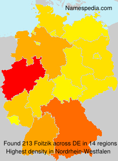 Surname Foitzik in Germany Surname Foitzik in Germany