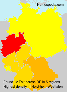 Surname Fojt in Germany Surname Fojt in Germany