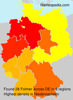 Surname Folmer in Germany Surname Folmer in Germany