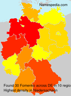 Surname Fomenko in Germany Surname Fomenko in Germany